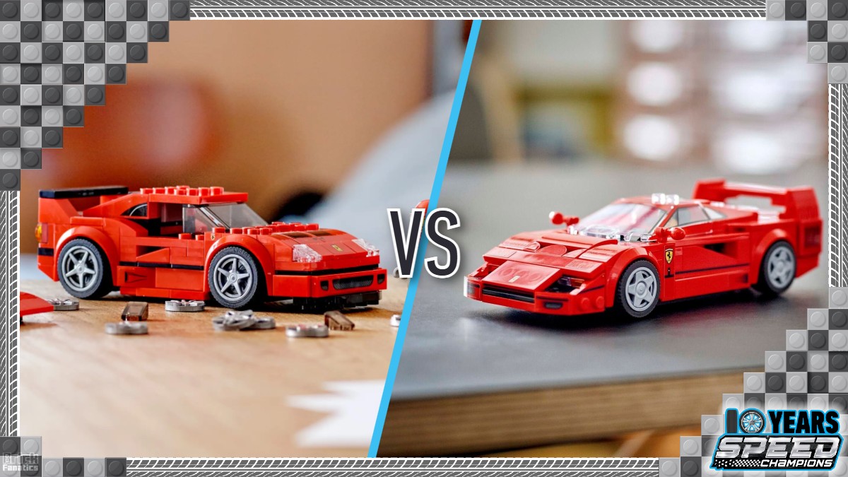 The two eras of LEGO Speed Champions, head to head 