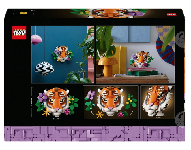 LEGO Art 31217 Tiger box back