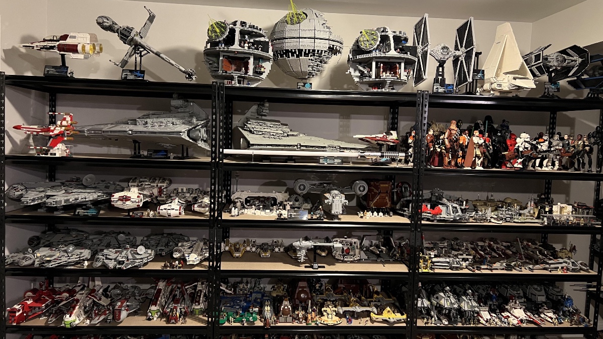 This is what a (nearly) complete LEGO Star Wars collection looks like in 2023