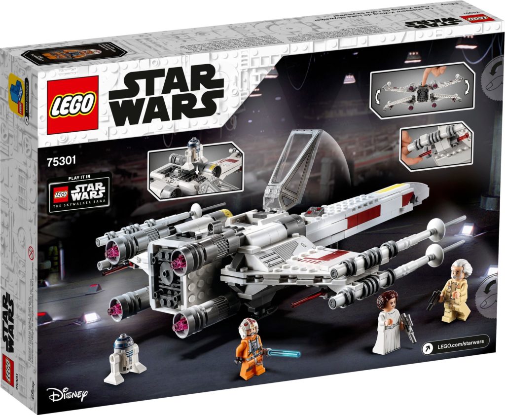LEGO Star Wars 75301 Luke Skywalker X Wing Starfighter 2