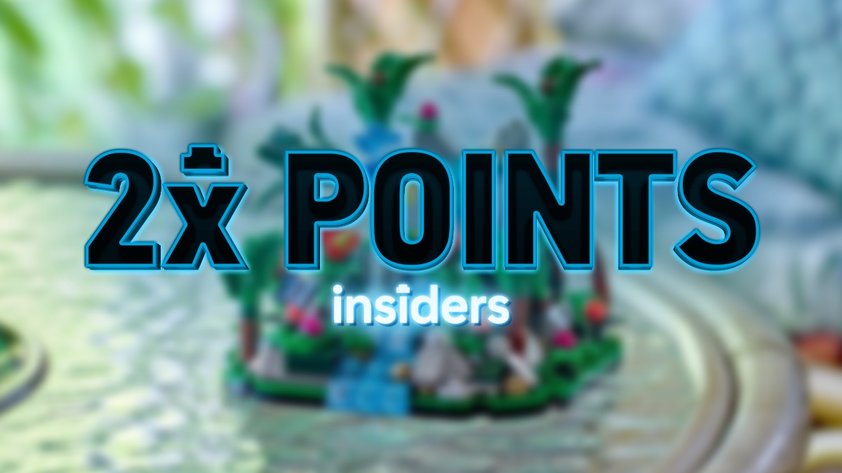 Last chance for double LEGO Insiders points and rainforest GWP