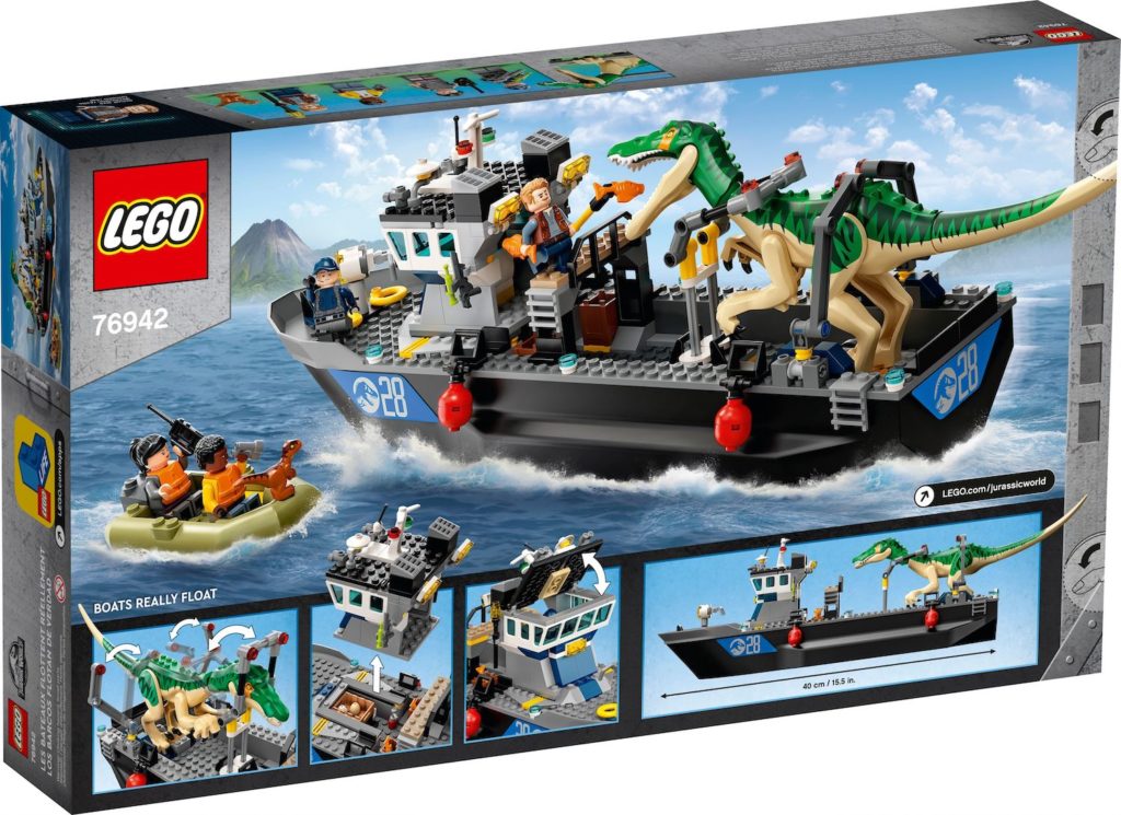 LEGO Jurassic World 76942 Baryonyx Dinosaur Boat Escape 2
