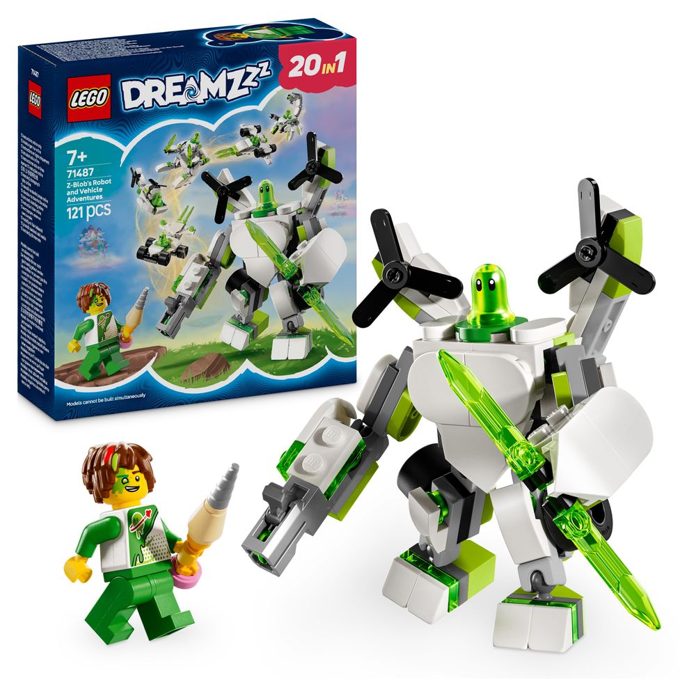 71487 LEGO Z Blob s Roboter und Fahrzeugabenteuer