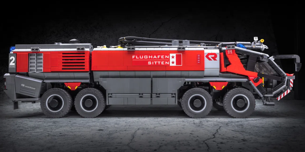 LEGO Ideas AIRPORT FIRETRUCK ROSENBAUER PANTHER 8X8 3
