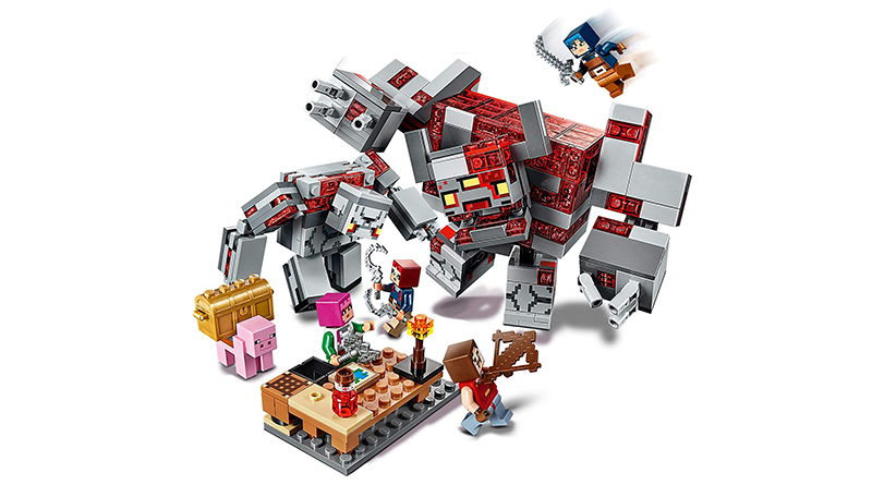 LEGO Minecraft Dungeons 21163 The Redstone Battle revealed