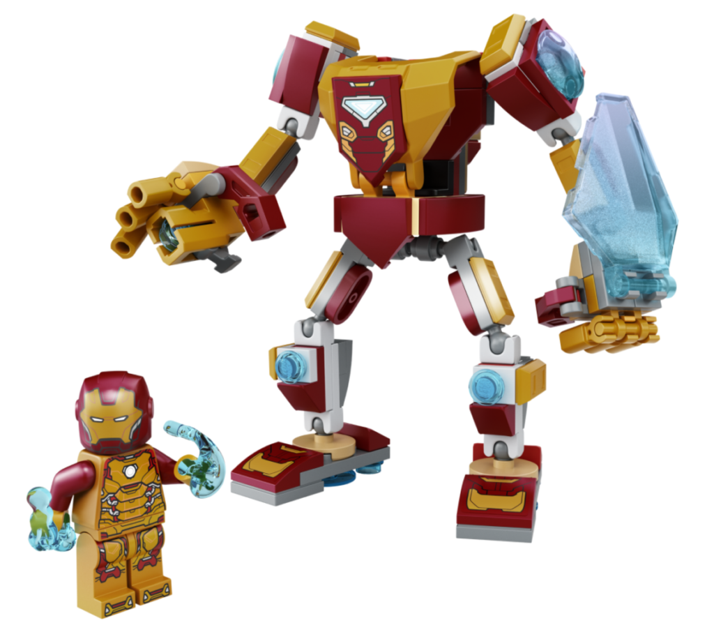 76203 Iron Man Mech Armor contents 1024x916