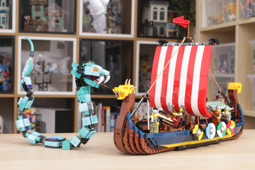 LEGO Creator 3 in 1 31132 Viking Ship and the Midgard Serpent review 1 1024x683