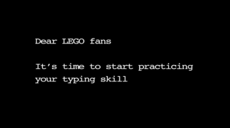 LEGO Group teases release of 21327 Typewriter in cryptic video