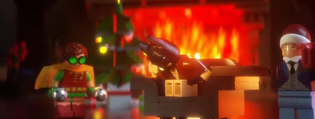 LEGO Batman wishes Happy Holidays from Wayne Manor