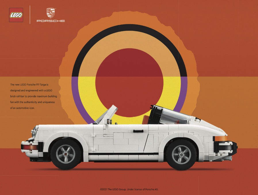 LEGO 10295 Porsche 911 art print 3