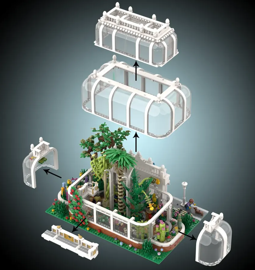 LEGO Ideas botanical garden 3