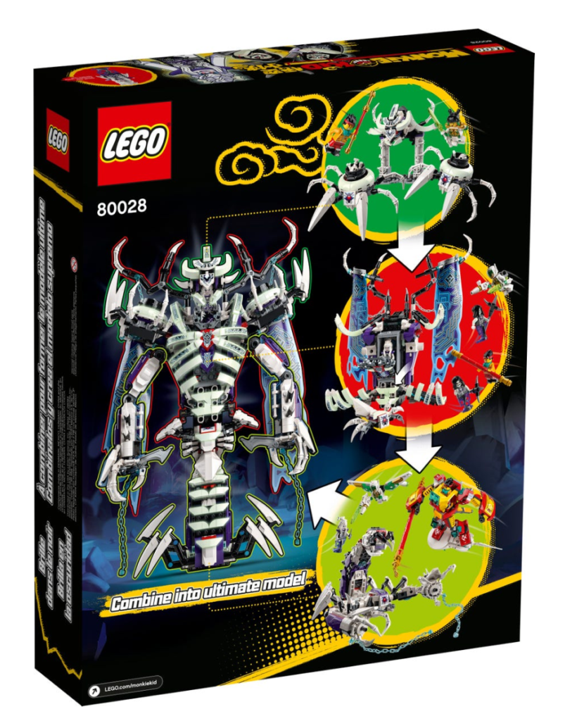 LEGO 80028 the Bone Demon box back