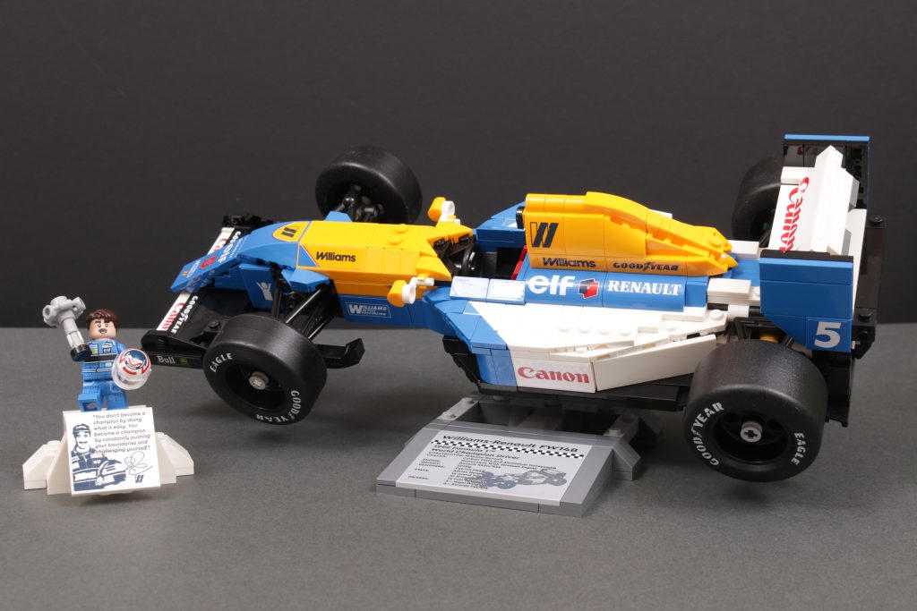 LEGO Icons 10353 Williams Racing FW14B Nigel Mansell review 3 1024x683