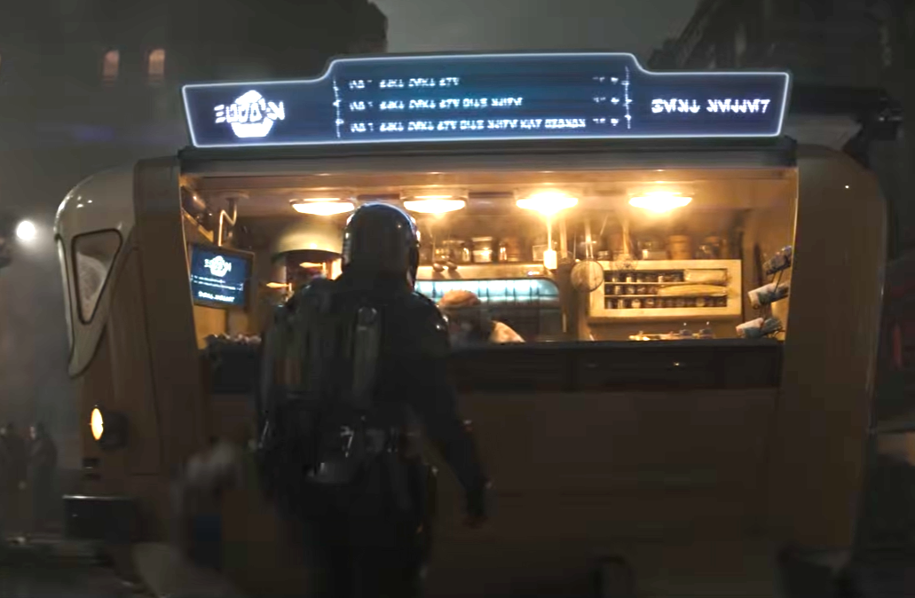 mandalorian and grogu food truck
