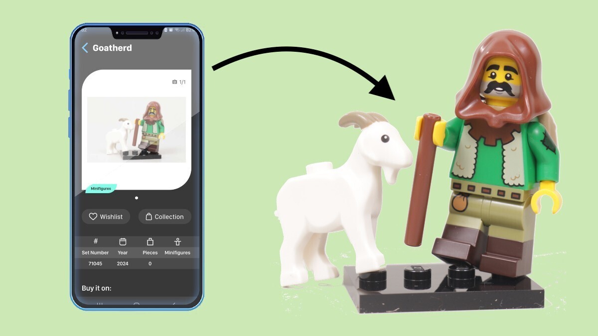 Get the Series 25 minifigure you want with Brick Search