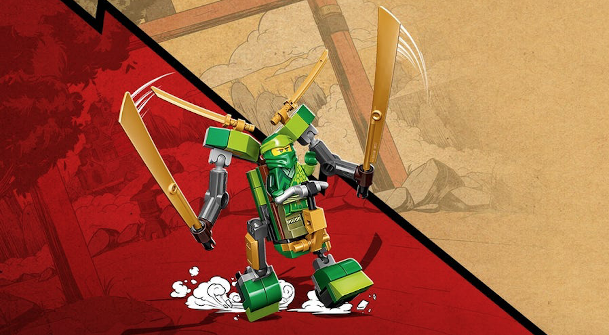LEGO NINJAGO 30593 Lloyd Suit Mech polybag appears as GWP