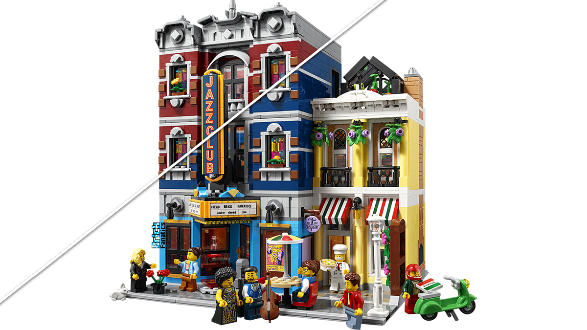 Recreating LEGO Icons 10312 Jazz Club in its original colours