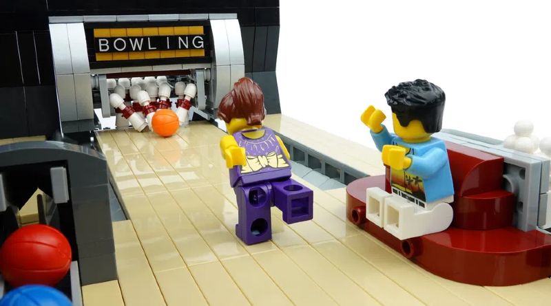 A bowling alley is aiming for a strike in the next LEGO Ideas review