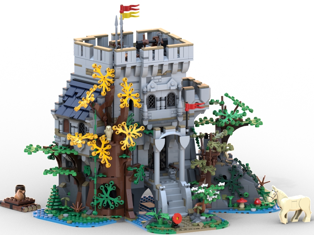 BrickLink Designer Program The Castle in The Forest