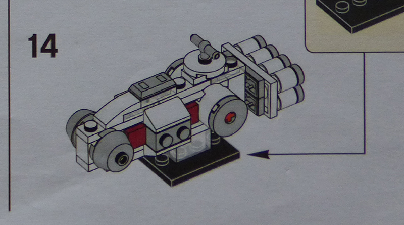 LEGO Star Wars 75244 Tantive IV make and take mini build instructions