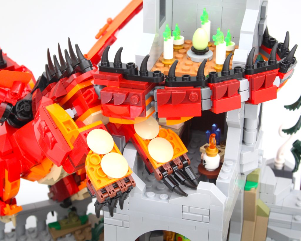 LEGO Ideas 21348 red dragons tale dungeons and dragons review 7 1024x819