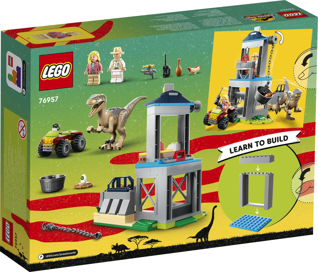 LEGO Jurassic Park 76957 Velociraptor Escape 2 1024x877