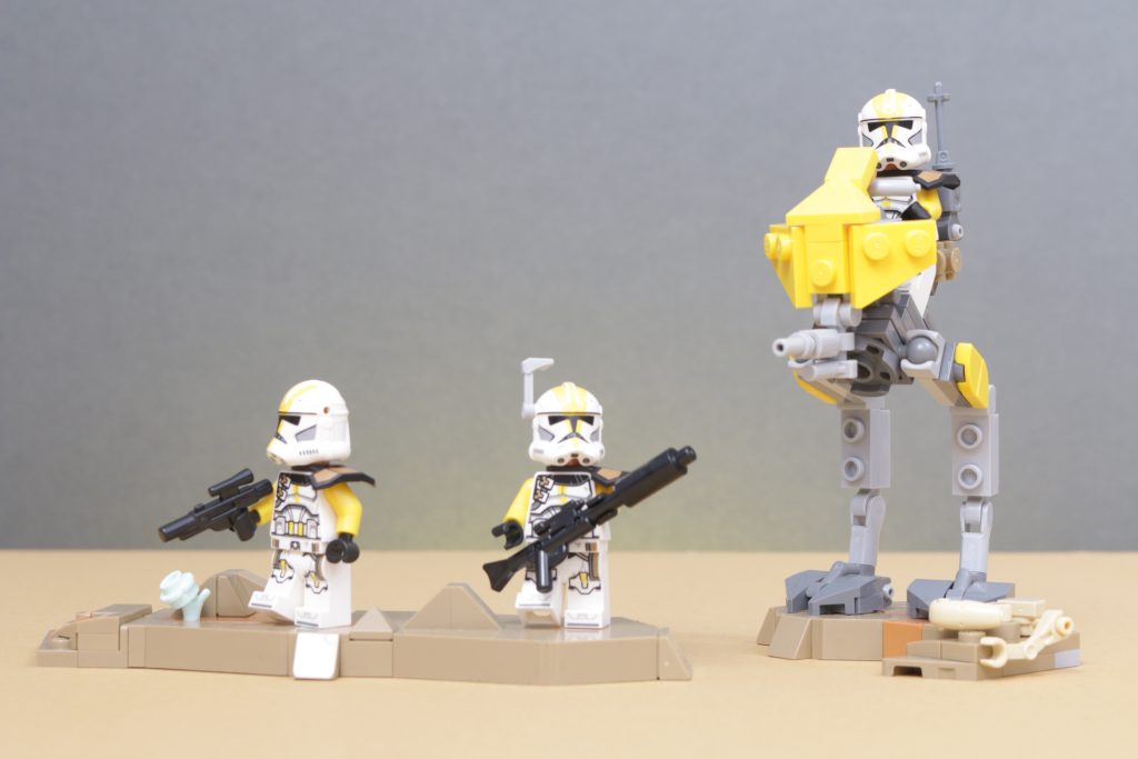 Custom LEGO Star Wars MOC AT RT 501st 327th Clone Troopers build 14 1024x683