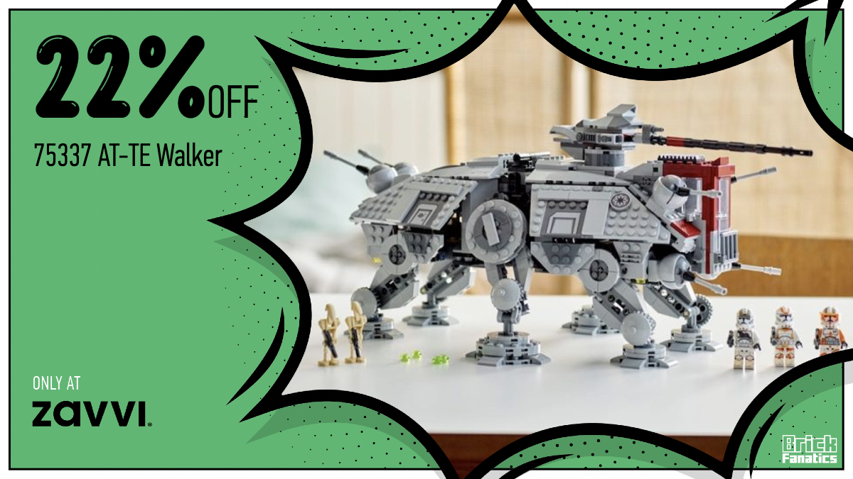 Bigger sale now on for Star Wars 75337 AT-TE Walker at Zavvi