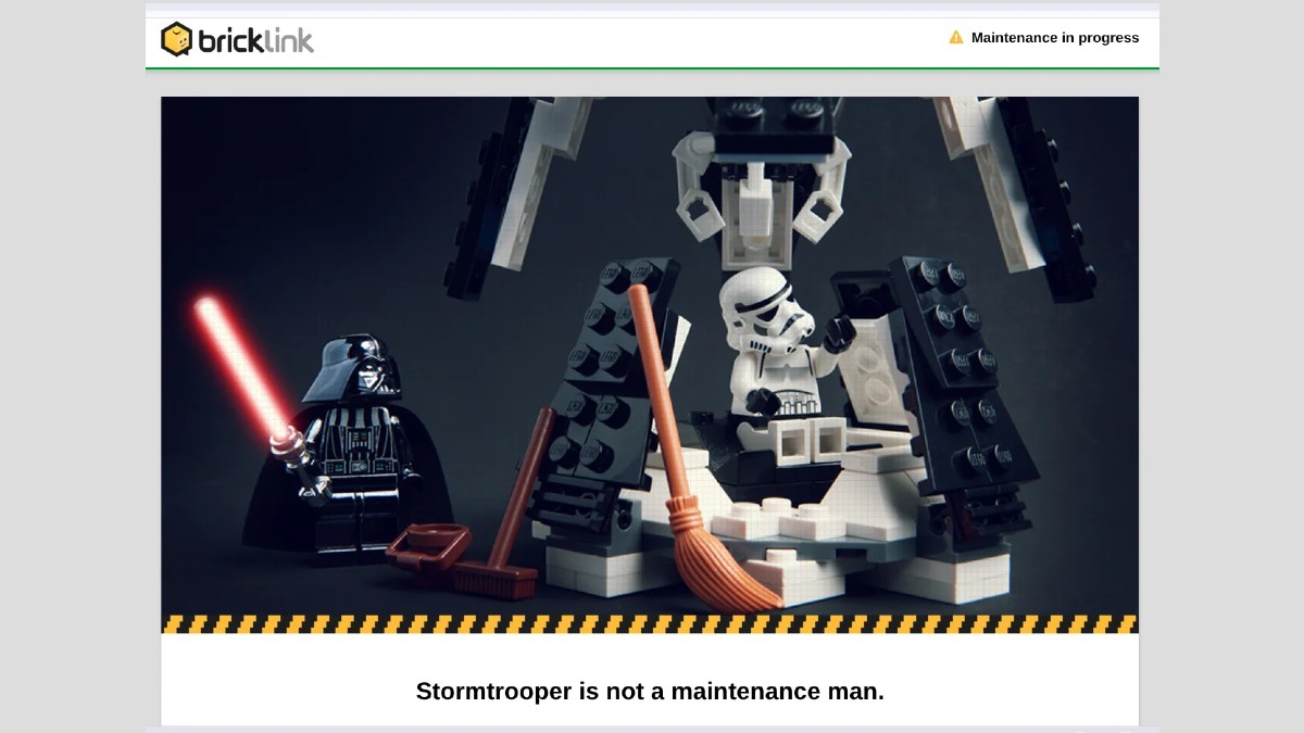 LEGO x BrickLink integration causes outage and frustration