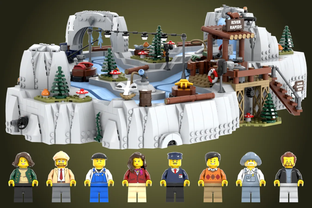 LEGO Ideas Working River Rapids Ride Fairground Rafting Coaster 15 1024x683