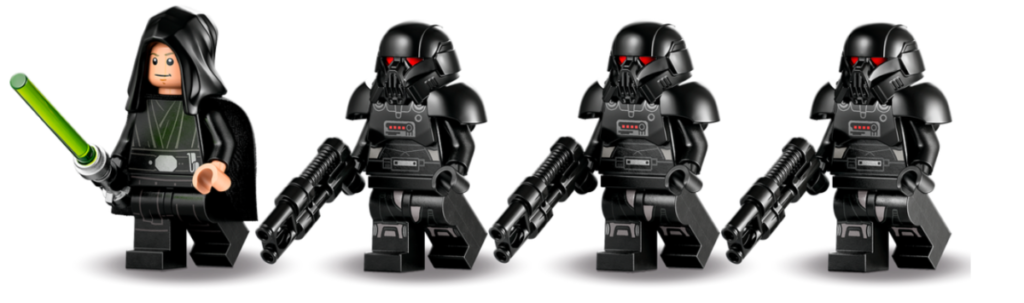 LEGO Star Wars 75324 DARK TROOPER BATTLEPACK minifigures 1024x303