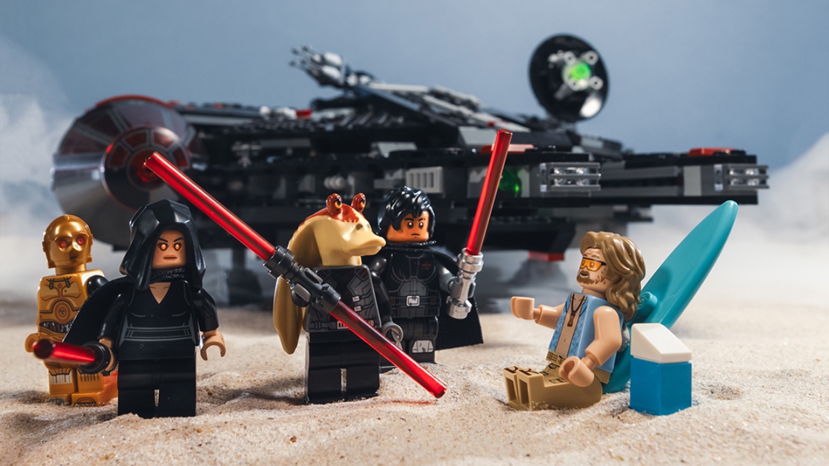 First look at LEGO Star Wars Dark Falcon, TIE Wing and X-Fighter in hand