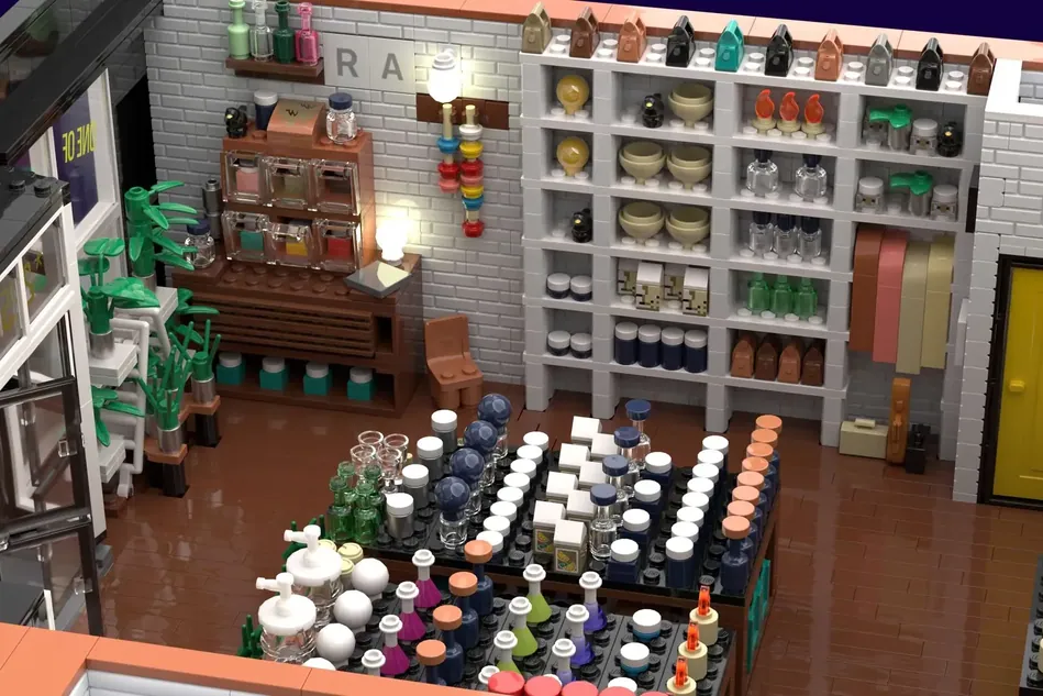 LEGO Ideas Schitts Creek The Rose Apothecary 11
