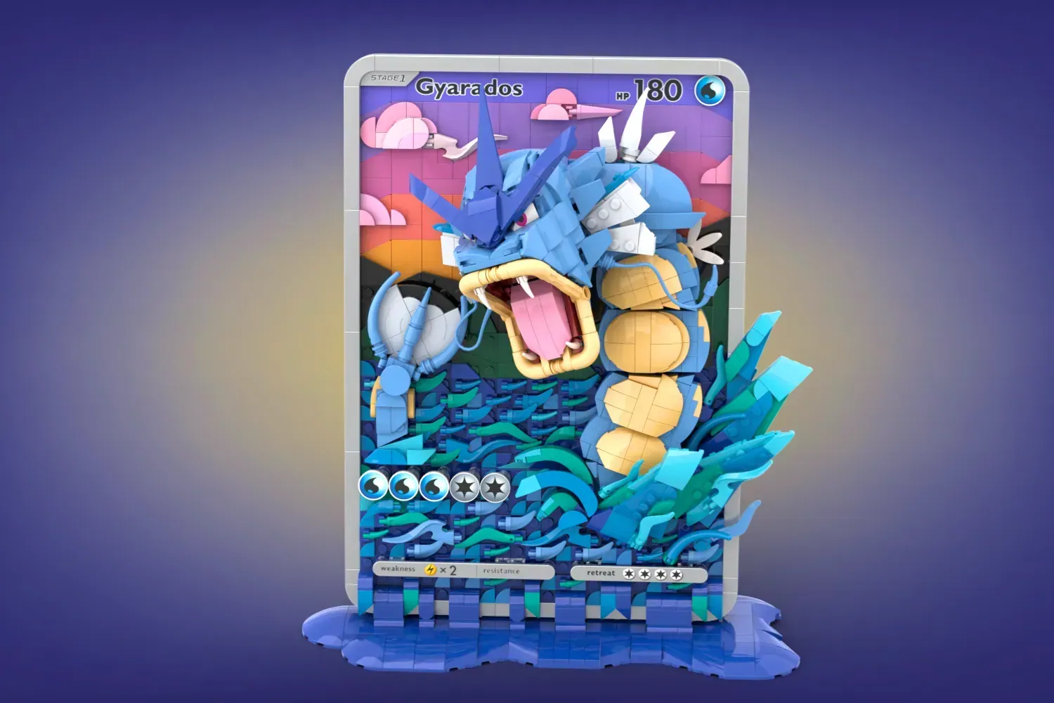 LEGO Ideas Gyarados - Sunset Splash